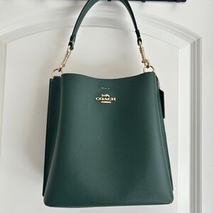 Coach Green Leather Women's Bag